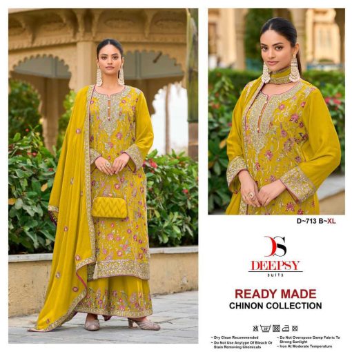 Deepsy DN 713 A C Readymade Chinon Salwar Suit Catalog 3 Pcs 1 510x510 - Deepsy DN 713 A-C Readymade Chinon Salwar Suit Catalog 3 Pcs