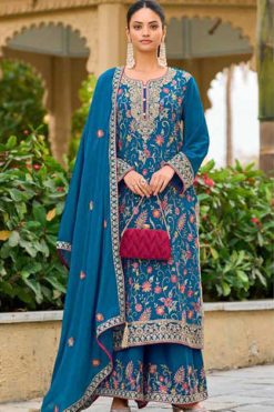 Deepsy DN 713 A-C Readymade Chinon Salwar Suit Catalog 3 Pcs