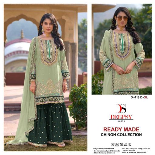 Deepsy DN 718 A D Readymade Chinon Salwar Suit Catalog 4 Pcs 4 510x510 - Deepsy DN 718 A-D Readymade Chinon Salwar Suit Catalog 4 Pcs