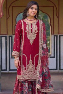 Deepsy DN 719 A-C Readymade Chinon Salwar Suit Catalog 3 Pcs