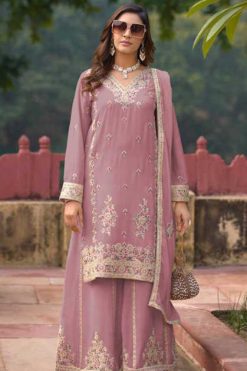 Deepsy DN 720 A-D Readymade Chinon Salwar Suit Catalog 4 Pcs