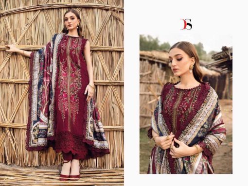 Deepsy Maria B Embroidered Rayon Collection Chiffon Cotton Salwar Suit Catalog 5 Pcs 2 510x383 - Deepsy Maria B Embroidered Rayon Collection Chiffon Cotton Salwar Suit Catalog 5 Pcs