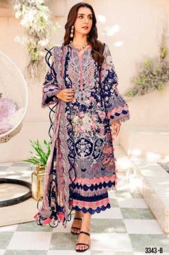 Deepsy Niddle Wonder Premium DN 3343 Chiffon Cotton Salwar Suit Catalog 4 Pcs