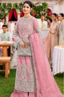 Florent DN 1021 A-D Organza Salwar Suit Catalog 4 Pcs