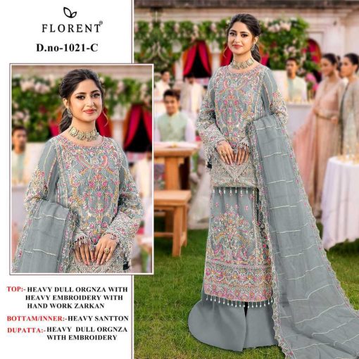 Florent DN 1021 A D Organza Salwar Suit Catalog 4 Pcs 3 510x510 - Florent DN 1021 A-D Organza Salwar Suit Catalog 4 Pcs