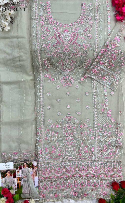 Florent DN 1021 A D Organza Salwar Suit Catalog 4 Pcs 8 510x826 - Florent DN 1021 A-D Organza Salwar Suit Catalog 4 Pcs