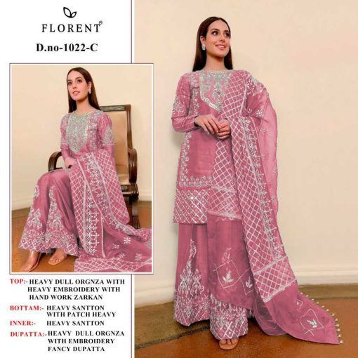 Florent DN 1022 A C Organza Salwar Suit Catalog 3 Pcs 1 510x510 - Florent DN 1022 A-C Organza Salwar Suit Catalog 3 Pcs