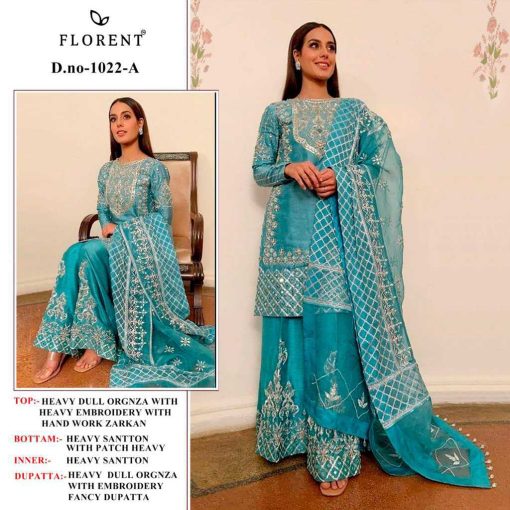 Florent DN 1022 A C Organza Salwar Suit Catalog 3 Pcs 2 510x510 - Florent DN 1022 A-C Organza Salwar Suit Catalog 3 Pcs