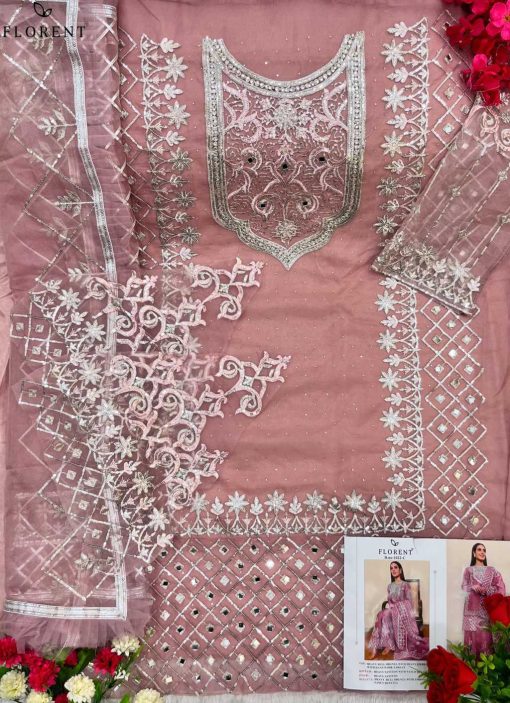 Florent DN 1022 A C Organza Salwar Suit Catalog 3 Pcs 7 510x703 - Florent DN 1022 A-C Organza Salwar Suit Catalog 3 Pcs