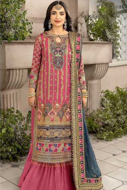 Florent DN 1027 A-D Organza Salwar Suit Catalog 4 Pcs