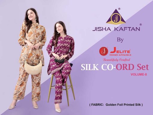 Jisha Silk CO ORD Set Vol 8 Wholesale Catalog 8 Pcs 1 510x383 - Jisha Silk CO ORD Set Vol 8 Wholesale Catalog 8 Pcs