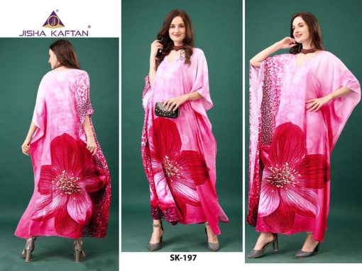 Jisha Silk Kaftan Vol 13 Catalog 8 Pcs 3 510x383 - Jisha Silk Kaftan Vol 13 Kurti Catalog 8 Pcs