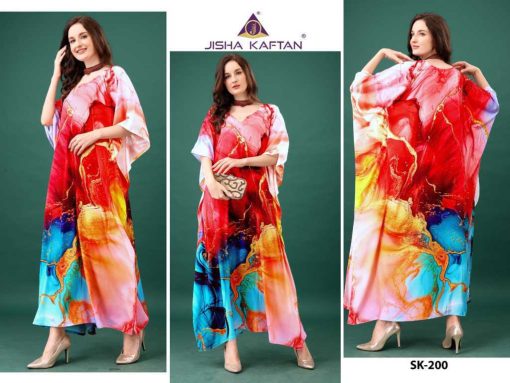 Jisha Silk Kaftan Vol 13 Catalog 8 Pcs 8 510x383 - Jisha Silk Kaftan Vol 13 Kurti Catalog 8 Pcs