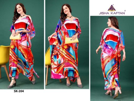 Jisha Silk Kaftan Vol 13 Catalog 8 Pcs 9 510x383 - Jisha Silk Kaftan Vol 13 Kurti Catalog 8 Pcs