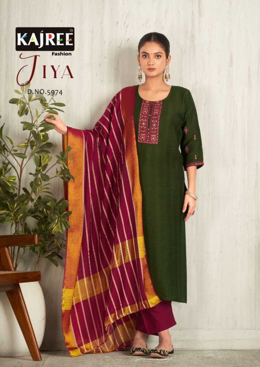 Kalaroop Jiya by Kajree Viscose Kurti with Dupatta Bottom Catalog 4 Pcs 3 510x719 - Kalaroop Jiya by Kajree Viscose Kurti with Dupatta Bottom Catalog 4 Pcs