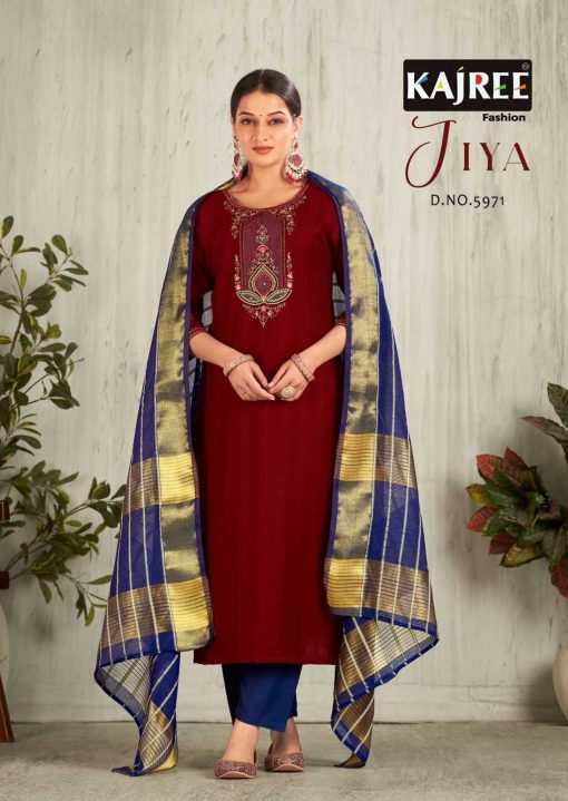 Kalaroop Jiya by Kajree Viscose Kurti with Dupatta Bottom Catalog 4 Pcs 5 510x719 - Kalaroop Jiya by Kajree Viscose Kurti with Dupatta Bottom Catalog 4 Pcs