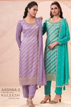 Kuleesh Aasmaa Vol 2 by Vinay Silk Salwar Suit Catalog 4 Pcs