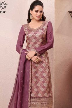 Kuleesh Aasmaa by Vinay Silk Salwar Suit Catalog 4 Pcs