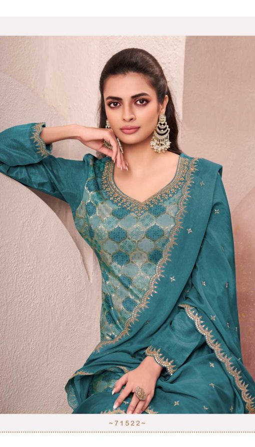 Kuleesh Aasmaa by Vinay Silk Salwar Suit Catalog 4 Pcs 9 510x893 - Kuleesh Aasmaa by Vinay Silk Salwar Suit Catalog 4 Pcs