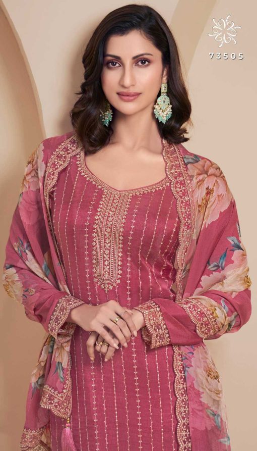 Kuleesh Dia by Vinay Silk Salwar Suit Catalog 5 Pcs 11 510x893 - Kuleesh Dia by Vinay Silk Salwar Suit Catalog 5 Pcs