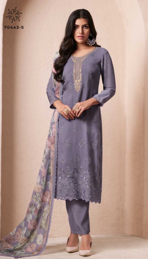 Kuleesh Khwaab by Vinay Organza Salwar Suit Catalog 4 Pcs 7 1 510x893 - Kuleesh Khwaab by Vinay Organza Salwar Suit Catalog 4 Pcs