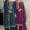 Kuleesh Multi by Vinay Silk Salwar Suit Catalog 4 Pcs