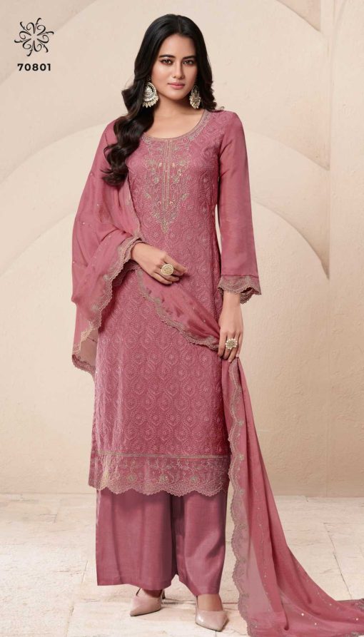 Kuleesh Saroj Vol 2 by Vinay Organza Salwar Suit Catalog 4 Pcs 3 510x893 - Kuleesh Saroj Vol 2 by Vinay Organza Salwar Suit Catalog 4 Pcs