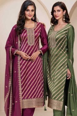 Kuleesh Silky Vol 6 by Vinay Silk Salwar Suit Catalog 4 Pcs