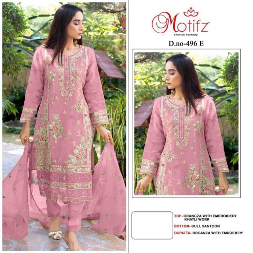 Motifz DN 496 Organza Salwar Suit Catalog 4 Pcs 2 510x510 - Motifz DN 496 Organza Salwar Suit Catalog 4 Pcs