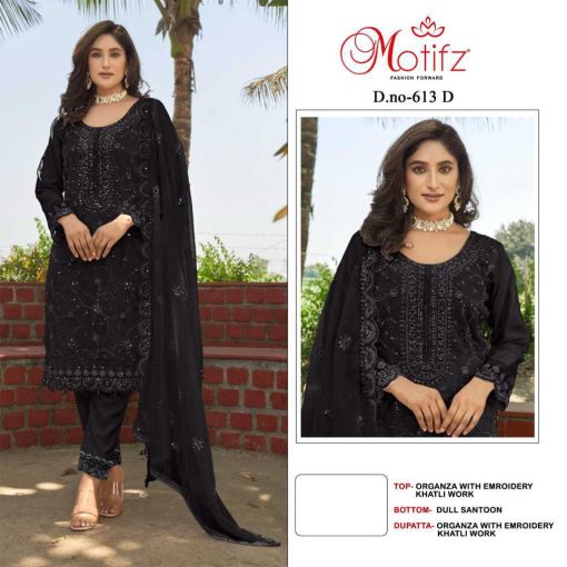 Motifz DN 613 Organza Salwar Suit Catalog 4 Pcs 2 510x510 - Motifz DN 613 Organza Salwar Suit Catalog 4 Pcs