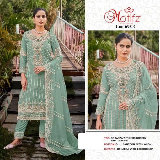 Motifz DN 698 Organza Salwar Suit Catalog 4 Pcs 4 510x510 - Motifz DN 698 Organza Salwar Suit Catalog 4 Pcs