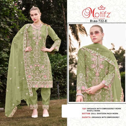 Motifz DN 722 Organza Salwar Suit Catalog 4 Pcs 1 510x510 - Motifz DN 722 Organza Salwar Suit Catalog 4 Pcs