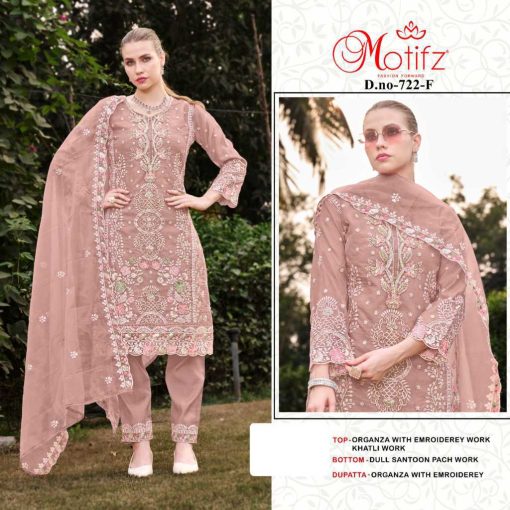 Motifz DN 722 Organza Salwar Suit Catalog 4 Pcs 2 510x510 - Motifz DN 722 Organza Salwar Suit Catalog 4 Pcs