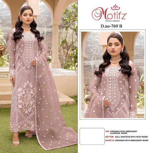 Motifz DN 769 Organza Salwar Suit Catalog 4 Pcs 2 510x510 - Motifz DN 769 Organza Salwar Suit Catalog 4 Pcs