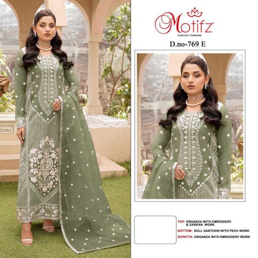 Motifz DN 769 Organza Salwar Suit Catalog 4 Pcs 4 510x510 - Motifz DN 769 Organza Salwar Suit Catalog 4 Pcs