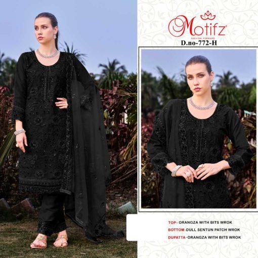 Motifz DN 772 E H Organza Salwar Suit Catalog 4 Pcs 2 510x510 - Motifz DN 772 E-H Organza Salwar Suit Catalog 4 Pcs