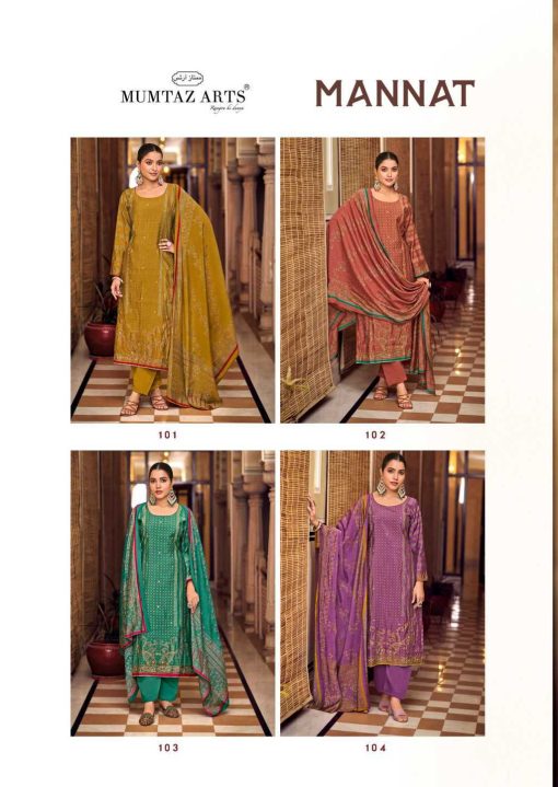 Mumtaz Arts Mannat Viscose Salwar Suit Catalog 4 Pcs 9 510x719 - Mumtaz Arts Mannat Viscose Salwar Suit Catalog 4 Pcs