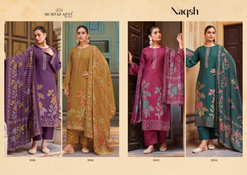 Mumtaz Arts Naqsh Viscose Salwar Suit Catalog 4 Pcs 10 510x362 - Mumtaz Arts Naqsh Viscose Salwar Suit Catalog 4 Pcs