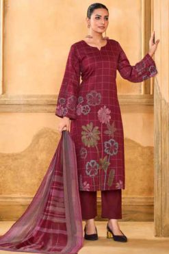 Mumtaz Arts Rubina Silk Salwar Suit Catalog 4 Pcs