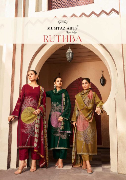 Mumtaz Arts Ruthba Viscose Salwar Suit Catalog 4 Pcs 1 510x726 - Mumtaz Arts Ruthba Viscose Salwar Suit Catalog 4 Pcs