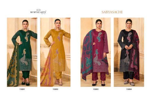 Mumtaz Arts Sabyasachi Silk Salwar Suit Catalog 4 Pcs 8 510x353 - Mumtaz Arts Sabyasachi Silk Salwar Suit Catalog 4 Pcs