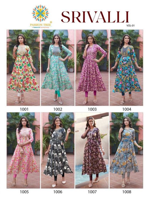 Passion Tree Srivalli Vol 1 Rayon Kurti Catalog 8 Pcs 11 510x692 - Passion Tree Srivalli Vol 1 Rayon Kurti Catalog 8 Pcs