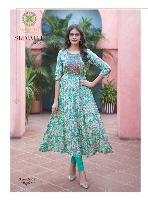 Passion Tree Srivalli Vol 1 Rayon Kurti Catalog 8 Pcs 4 510x692 - Passion Tree Srivalli Vol 1 Rayon Kurti Catalog 8 Pcs