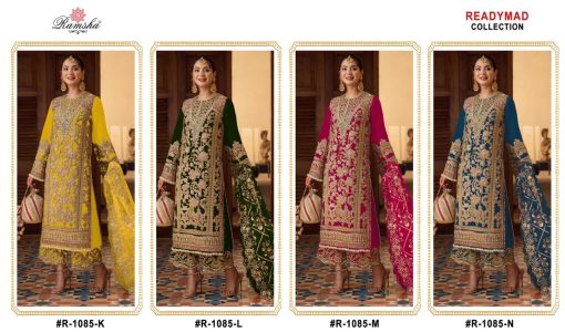 Ramsha R 1085 K N Georgette Readymade Salwar Suit Catalog 4 Pcs 5 510x300 - Ramsha R 1085 K-N Georgette Readymade Salwar Suit Catalog 4 Pcs