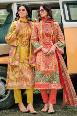 Riaz Arts Mallika by Mumtaz Arts Lawn Salwar Suit Catalog 8 Pcs