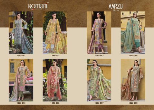 Romani Aarzu Vol 10 Cotton Salwar Suit Catalog 8 Pcs 12 510x363 - Romani Aarzu Vol 10 Cotton Salwar Suit Catalog 8 Pcs