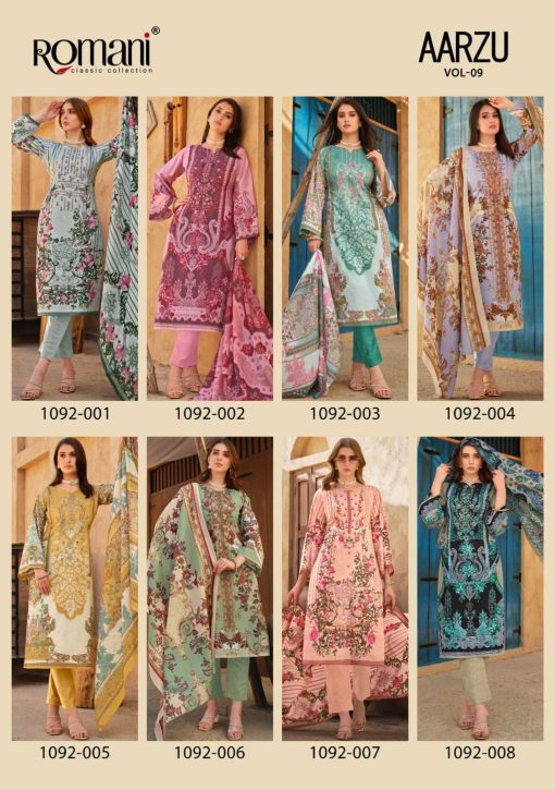 Romani Aarzu Vol 9 Cotton Salwar Suit Catalog 8 Pcs 12 510x725 - Romani Aarzu Vol 9 Cotton Salwar Suit Catalog 8 Pcs