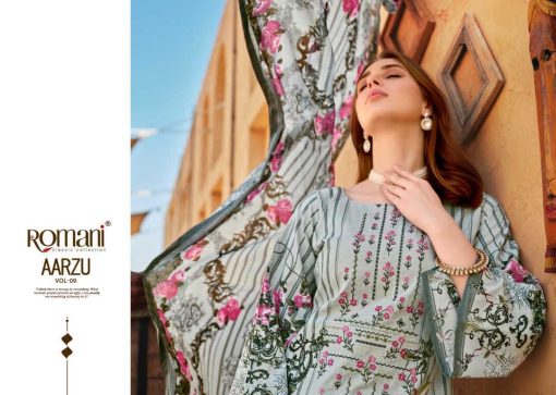 Romani Aarzu Vol 9 Cotton Salwar Suit Catalog 8 Pcs 2 510x363 - Romani Aarzu Vol 9 Cotton Salwar Suit Catalog 8 Pcs