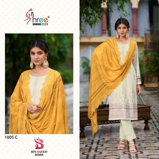 Shree Fabs Bin Saeed Lawn Collection Remix Cotton Salwar Suit Catalog 4 Pcs 1 510x510 - Shree Fabs Bin Saeed Lawn Collection Remix Cotton Salwar Suit Catalog 4 Pcs