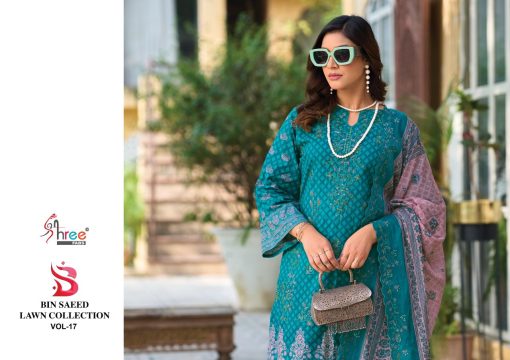 Shree Fabs Bin Saeed Lawn Collection Vol 17 Cotton Salwar Suit Catalog 6 Pcs 5 510x360 - Shree Fabs Bin Saeed Lawn Collection Vol 17 Cotton Salwar Suit Catalog 6 Pcs